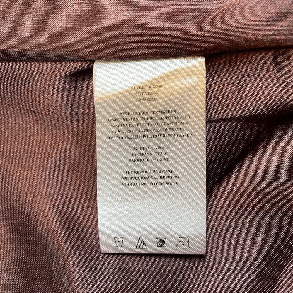 KUT From The Kloth Moto Jacket Womens Sz XS Burgundy Faux Suede Asymmetrical Zip - Picture 5 of 14